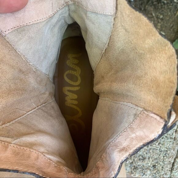 Sam Edelman leather zip up ankle booties - Picture 4 of 6